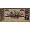 Image 1 : 1864 $20 Confederate States of America Note