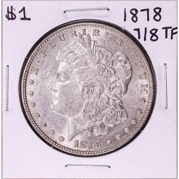 1878 7/8TF $1 Morgan Silver Dollar Coin
