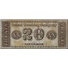 Image 2 : 1800's $20 Canal and Banking Co. New Orleans, LA Obsolete Note