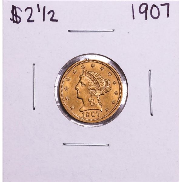 1907 $2 1/2 Liberty Head Quarter Eagle Gold Coin