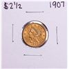 Image 1 : 1907 $2 1/2 Liberty Head Quarter Eagle Gold Coin