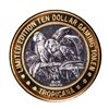 Image 1 : .999 Fine Silver Tropicana Las Vegas $10 Casino Limited Edition Gaming Token