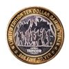 Image 2 : .999 Fine Silver Tropicana Las Vegas $10 Casino Limited Edition Gaming Token