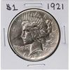 Image 1 : 1921 $1 Peace Silver Dollar Coin