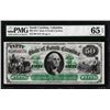 Image 1 : 1872 $50 State of South Carolina Obsolete Note PMG Gem Uncirculated 65EPQ