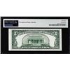 Image 2 : 1953C $5 Legal Tender STAR Note Fr.1535* PMG Choice About Uncirculated 58EPQ