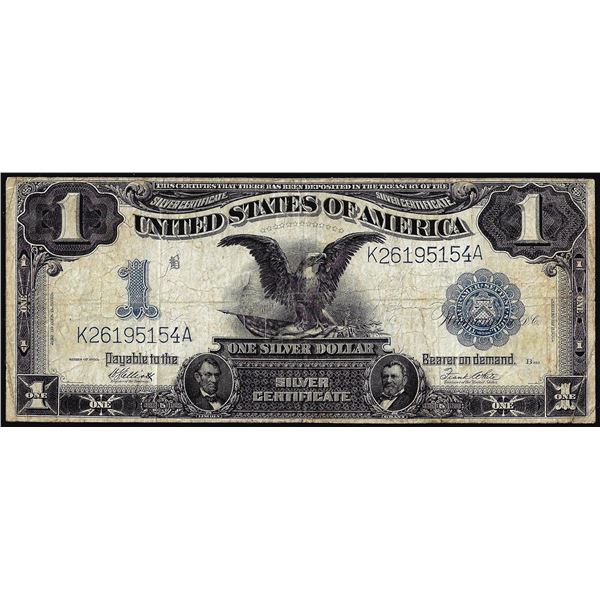 1899 $1 Black Eagle Silver Certificate Note