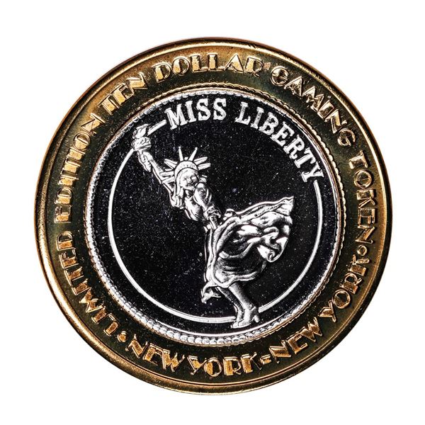 .999 Silver New York New York Hotel & Casino $10 Casino Limited Edition Gaming Token