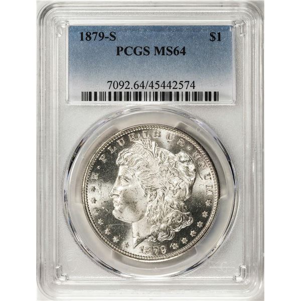 1879-S $1 Morgan Silver Dollar Coin PCGS MS64