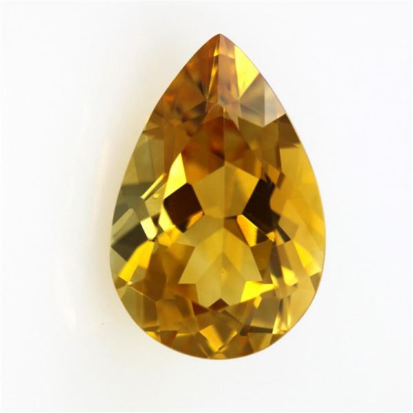 Natural Golden Orange Citrine 11x7 MM [Flawless-VVS]