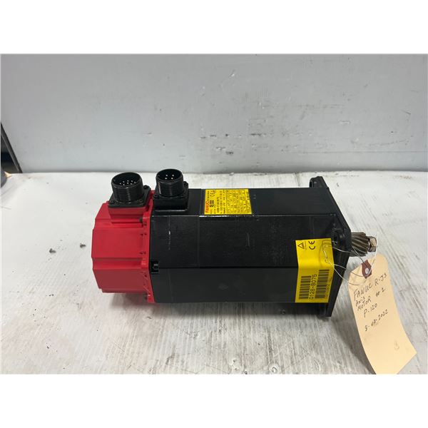 Fanuc #A06B-0128-B075 AC Servo Motor