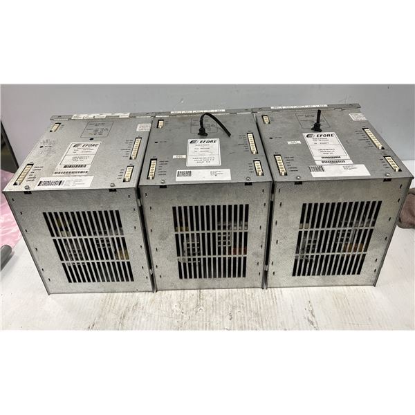 (3) ABB Robotics #DSQC 334  / 3HAB 5845-1 Robotic Power Supply Type: SR 92A060