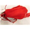 Image 3 : Gucci Red Suede Leather Drawstring Flap Backpack