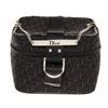 Image 1 : Christian Dior Black Trotter Canvas Enamel Mini Chain Vanity Bag