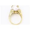 Image 4 : Chanel Gold-tone Metal Pearl Ring with Diamond and Stars