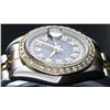 Image 7 : Rolex Ladies 2 Tone Quickset 18K Blue String Diamond Datejust Wristwatch