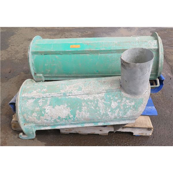 Pallet Multiple Half-Pipes w/ Hooks