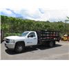 Image 5 : 2012 Chevy Silverado 3500HD Stakebed Truck w/ Lift Gate & Liftmore Crane, Lic. 347TTW (Starts & Runs