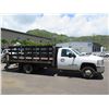 Image 7 : 2012 Chevy Silverado 3500HD Stakebed Truck w/ Lift Gate & Liftmore Crane, Lic. 347TTW (Starts & Runs
