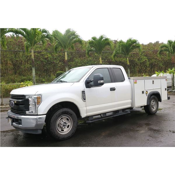 2019 Ford F250 Service Truck  Lic. 566TWT (Starts & Runs - See Video)