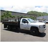 Image 5 : 2013 Chevy Silverado 3500HD Flatbed Dump Truck, Lic. 395TTX (Runs & Dumps - See Video)