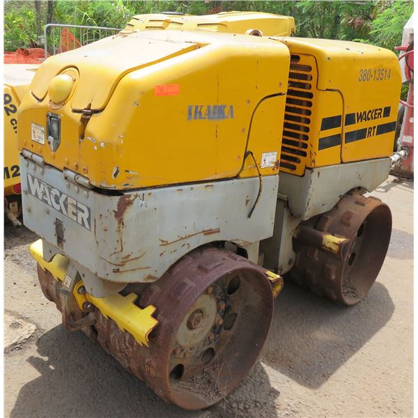 Wacker RT Smart Vibratory Trench Roller (Runs-Dead Battery-Needs Repair)