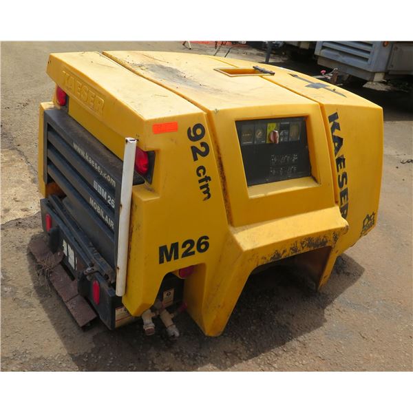 Kaeser Compressors Mobilair M26 Air Compressor (Runs w/Battery Box- Needs Repair)