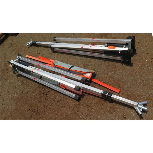 Qty 2 Dicke Safety Products TF18 Aluminum TwinFlex Full Size Sign Stands