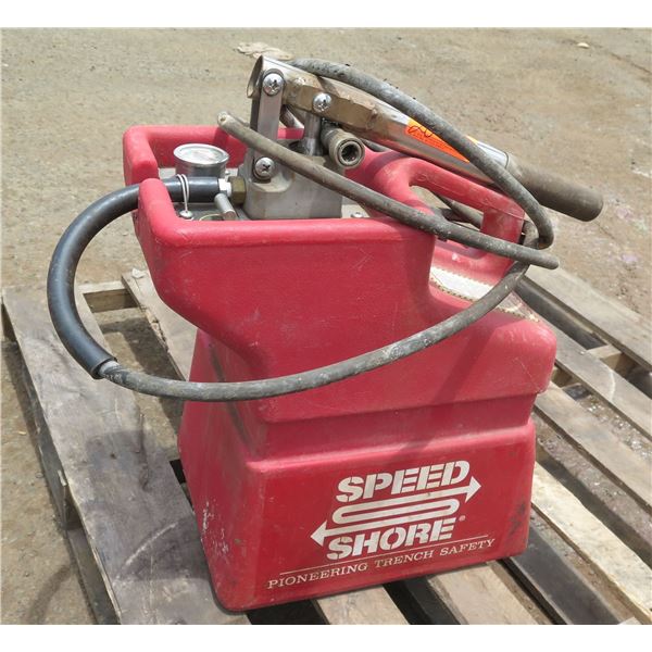 Speed Shore Shoring Trench Box Manual Hydraulic Pump