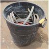 Image 1 : Plastic Waste Can & Misc Hose w/ Fittings