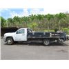 Image 5 : 2013 Chevy Silverado 3500HD Flatbed Truck w/ Lift Gate, Fuel Tank, Tool Boxes, Lic. 840TTY (Starts &