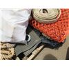 Image 13 : Pallet Misc Fire Hose, Plastic Red Construction Fencing, Suprotek Rebar Caps, Ropes, etc