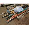 Image 3 : Pallet Misc Brooms, Axes, Shovels, Rakes, Bits, etc