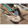 Image 5 : Pallet Misc Brooms, Axes, Shovels, Rakes, Bits, etc