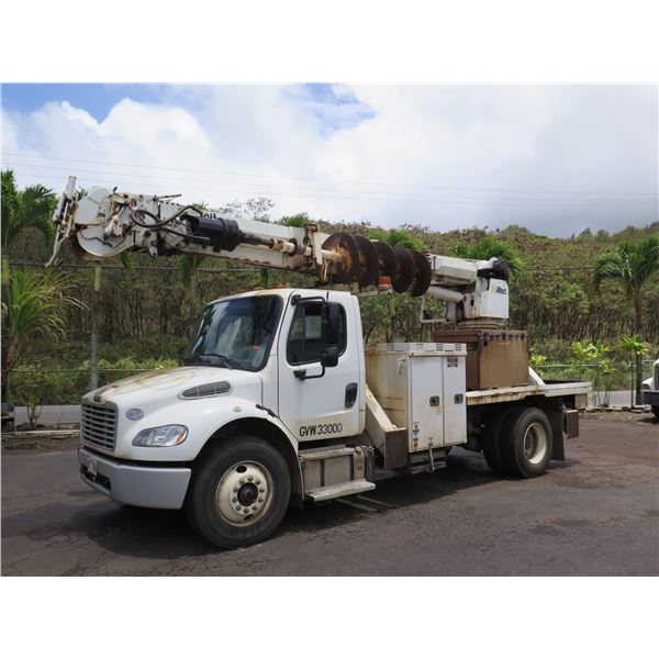 2017 Freightliner M106 Truck w/ Altec DC47TR Digger Derrick, Lic. 317TWA  (Starts & Runs - See Video