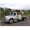 Image 2 : 2017 Freightliner M106 Truck w/ Altec DC47TR Digger Derrick, Lic. 317TWA  (Starts & Runs - See Video