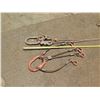 Image 11 : Multiple Wire Rope Equipment Hooks w/ Shackles Misc Lengths