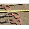 Image 12 : Multiple Wire Rope Equipment Hooks w/ Shackles Misc Lengths