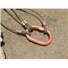 Image 3 : Multiple Wire Rope Equipment Hooks w/ Shackles Misc Lengths