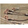 Image 5 : Multiple Wire Rope Equipment Hooks w/ Shackles Misc Lengths