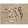 Image 9 : Multiple Wire Rope Equipment Hooks w/ Shackles Misc Lengths