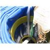 Image 8 : Bucket Metal Coiled Wire Safety Cables & Roll Blue Tarp Material 12-168088