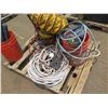 Image 2 : Pallet Yellow Safety Hose, Long Test-Balls, Misc Cables w/ Gauges & Attachments