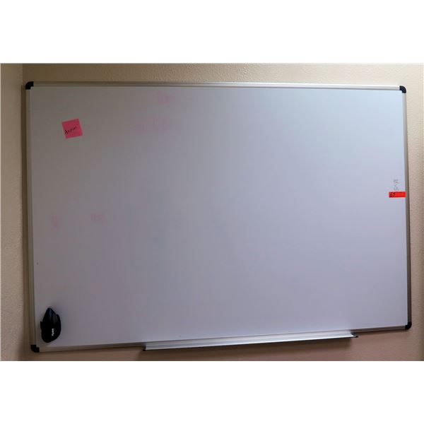 White Dry Erase Board in Metal Frame 72"x48"