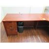 Image 2 : Wooden "L" Shaped Desk w/ 6 Drawers 84"x72" x 28"H