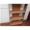 Image 3 : Wooden 4 Tier Book Shelf 23"x12"x 60"H
