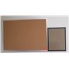 Image 1 : Metal Framed Large Cork Board & Black Framed Push Pin Board