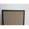 Image 4 : Metal Framed Large Cork Board & Black Framed Push Pin Board
