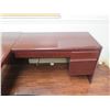 Image 3 : Wooden "L" Shaped Desk w/ 5 Drawers & Rolling Chair 72"x76" x 30"H