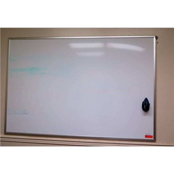 White Dry Erase Board in Metal Frame 72"x48"